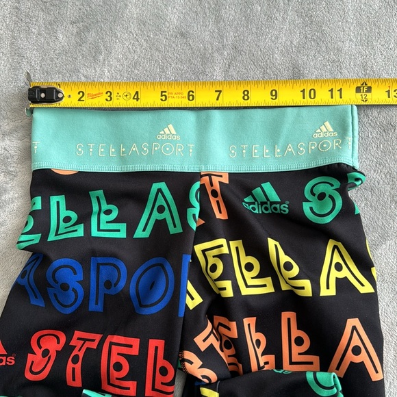 👋🎯Adidas StellaSport Multicolured AOP Womens Gym Training Tights Size XS - Picture 11 of 15